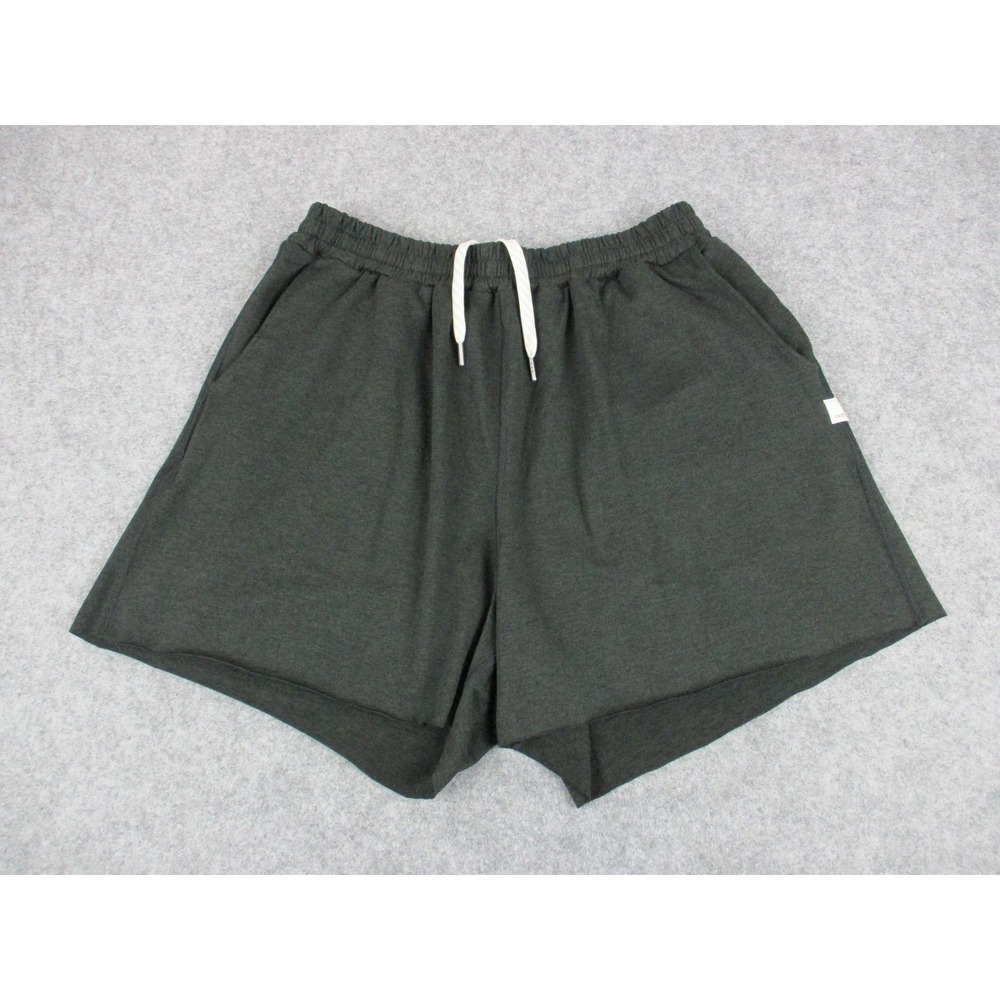 Vuori Shorts Womens Small Black Boyfriend Workout Gym Running Drawstring Pockets